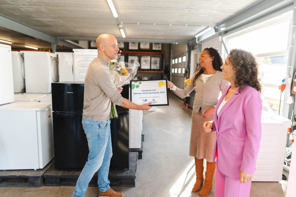 Diversiteitsprijs wordt uitgereikt aan Joost Vereecken, eigenaar van wasgoed.com